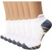 Anti-bacterial fashion cotton basketball ankle support socks