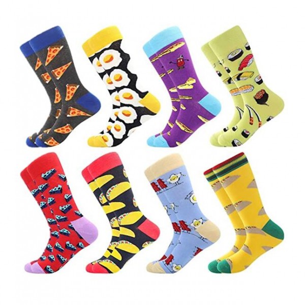Custom logo cotton knitted breathable crew mens fashion socks Custom logo cotton knitted breathable crew mens fashion socks