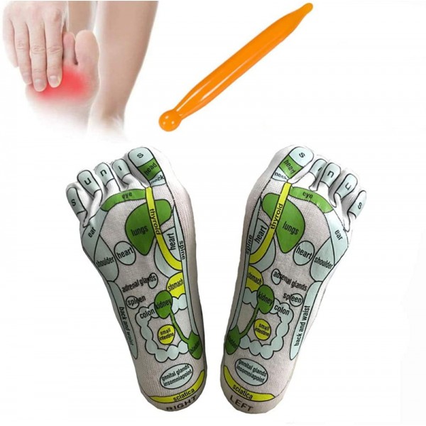 Acupressure Socks Five Toe Separate With Massage Tools Acupressure Socks Five Toe Separate With Massage Tools