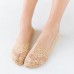 Summer Women Soild Color Cool Breathable Low Cut Lace Socks