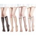 Women Knee Transparent Nylon Sock