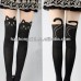 Women Cat Tail Gipsy Mock Knee High Tights Women Cat Tail Gipsy Mock Knee High Tights