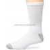 Adult Size Men 6 pairs Cushion White socks