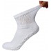 6 Pairs of Swollen Women Quarter Diabetic Socks with Grips
