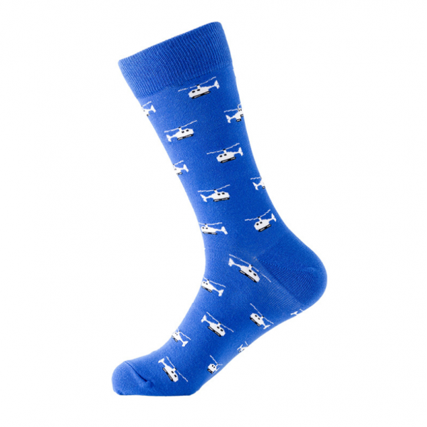 Helicopter crew cotton custom aviation socks Helicopter crew cotton custom aviation socks