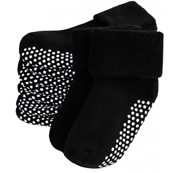 Wholesale Combed Cotton Non-slip Terry Grip Socks for Kids 6 pairs Wholesale Combed Cotton Non-slip Terry Grip Socks for Kids 6 pairs