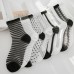 Fashion nylon cristal transparent socks Fashion nylon cristal transparent socks