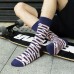 Wholesale Colorful Dots Strips Comfy Funny Crew Socks for Amazon