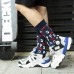 Wholesale Colorful Dots Strips Comfy Funny Crew Socks for Amazon