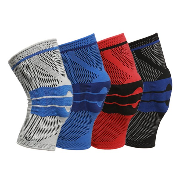 Nylon Silicone Running Basketball Compression Brace Knee Sleeves Nylon Silicone Running Basketball Compression Brace Knee Sleeves