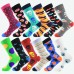 OEM Custom Colorful Men Crew Cotton Funny Socks