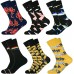 OEM Custom Colorful Men Crew Cotton Funny Socks