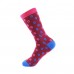 OEM Custom Colorful Men Crew Cotton Funny Socks