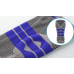 Silicone spring patella pad knee brace