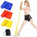 Resistance Bands Set And Long Exercise Bands Workout Stretch Bands for Physical Therapy And Gym And Yoga