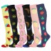 3 pairs per pack colorful compression socks for running