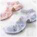 Women summer crystal sheer ankle socks Women summer crystal sheer ankle socks