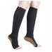 Anti bacteria open toe custom copper nylon zipper compression socks Anti bacteria open toe custom copper nylon zipper compression socks