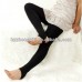 silk tight pantyhose Plain black women full terry warm stirrup office winter pantyhose/ tights