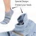 Low Cut  Combed Cotton Funny Socks with Non Slip Funny Socks 100% Cotton