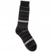 Custom Mens Dress Casual Colorful Stripe Cotton Socks Men Business Striped Socks High Socks Black Stripe Business Men