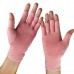 Unisex Cotton Arthritis Therapy Gloves Half Finger Compression Gloves