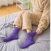 Customizable women crew winter fuzzy socks cozy calming warm bed socks