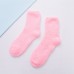 Customizable women crew winter fuzzy socks cozy calming warm bed socks