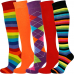 Custom long tube socks horse riding knee high performance questrian socks