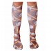 3D Pretty Girls Cartoon Tube Socks Custom 3D Cartoon Tube Blank Sublimation Socks