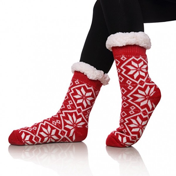 Mens Women Fuzzy Cozy Warm Fleece Winter Slipper Socks Christmas With Non Slip Mens Women Fuzzy Cozy Warm Fleece Winter Slipper Socks Christmas With Non Slip