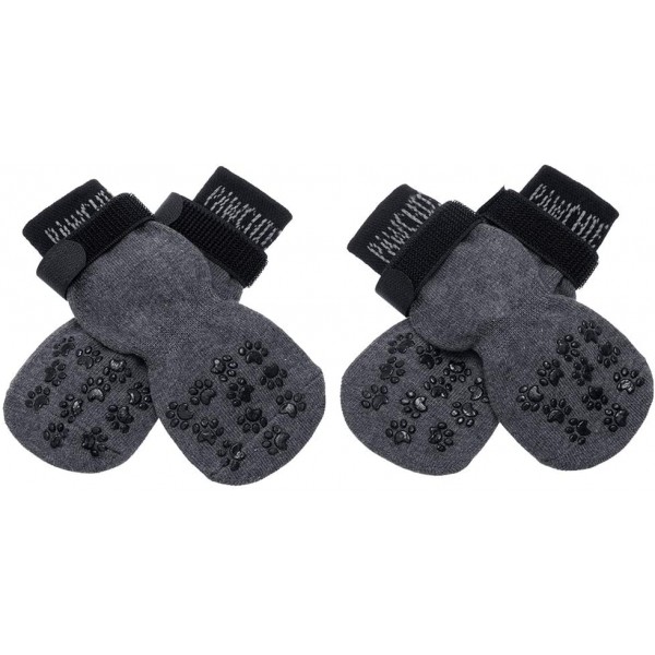Dog Socks for Hardwood Floor with Strap Indoor Anti Slip Knit Paw Protector Traction Control Dog Socks for Hardwood Floor with Strap Indoor Anti Slip Knit Paw Protector Traction Control
