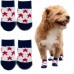 Anti-Slip Dog Socks Set of 4 - Pet Paw Protectors Dog Socks for Indoor Hardwood Floor Suitable for Small, Medium & Large Dogs. (Red, Large)