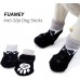 Anti-Slip Dog Socks,2Pairs Prevent Licking Socks for Indoor Hardwood Wear Knit Dog Socks with Grippings Dog Grippingpy Socks