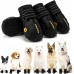 Hcpet Dog Boots Waterproof with Reflective Straps, Dog Shoes for Small Medium Large Puppy Outdoor Paw Protectors 4Ps Hcpet Dog Boots Waterproof with Reflective Straps, Dog Shoes for Small Medium Large Puppy Outdoor Paw Protectors 4Ps