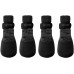 FouFou Dog 82539 2017 Rubber Dipped Socks, X-Small, Black