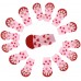 FAJASPET Fajaspet8 Pcs/Set Small Pet Dog Socks Soft Knitted Cotton Rubber Particles Non-Slip Socks Suitable for Small and Medium Size Dogs and Cats Paw Protector for Indoor Hardwood Floor Walking