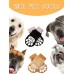 Anti-Slip Pet Socks Dog Socks Pet Paw Protectors Traction Control for Small Breed Dogs Indoor Wear with 2 Rolls Grippings Anti-Slip Pet Socks Dog Socks Pet Paw Protectors Traction Control for Small Breed Dogs Indoor Wear with 2 Rolls Grippings