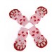 FAJASPET Fajaspet8 Pcs/Set Small Pet Dog Socks Soft Knitted Cotton Rubber Particles Non-Slip Socks Suitable for Small and Medium Size Dogs and Cats Paw Protector for Indoor Hardwood Floor Walking