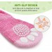 Printed Small Dogs Socks Soft Breathable Cotton Pet Socks Cute and Lovely for Small Dogs and Cats. (Pink, 4)