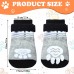 Anti-Slip Dog Socks Double Side Dog Grippings Socks with Adjustable Straps Non Slip Pet Paw Protector, Traction Control for Indoor on Hardwood Floor for Small Medium Large Dogs (Medium)