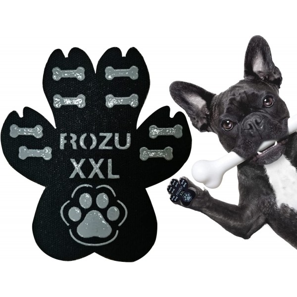 Dog Paw Protectors Anti Slip Pet Traction Pads Disposable Self Adhesive Dog Shoes Walking Assistant for Hardwood Floors, 6 Sets, 24 Pieces(XXL) Dog Paw Protectors Anti Slip Pet Traction Pads Disposable Self Adhesive Dog Shoes Walking Assistant for Hardwood Floors, 6 Sets, 24 Pieces(XXL)