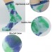 Tie Dye Crew Socks, for Lady's Women's, Colorful Tie-dye Cotton Socks Soft Crew Socks, Wholesale, Custom