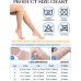 Compression Stockings For Women, Unisex Thigh High Compression Stockings Footless 20-30 mmHg Compression Stockings with Silicone Dot