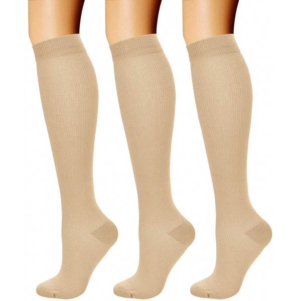 Compression Stockings, Unisex Circulation 15-20 mmHg Copper Compression Socks Compression Stockings, Unisex Circulation 15-20 mmHg Copper Compression Socks