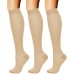Compression Stockings, Unisex Circulation 15-20 mmHg Copper Compression Socks Compression Stockings, Unisex Circulation 15-20 mmHg Copper Compression Socks