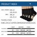 Ankle Compression Socks, Unisex Copper Compression Socks Circulation-Ankle Plantar Fasciitis Socks Support for Athletic Running Cycling