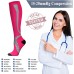 Tommie Copper Compression Socks, Unisex 15-20 mmHg Circulation Running Athletic Cycling Copper Compression Socks