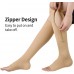 Zipper Compression Socks, Calf Knee High Open Toe Compression Stocking with Zipper Zipper Compression Socks, Calf Knee High Open Toe Compression Stocking with Zipper