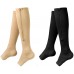 Zipper Compression Socks, Calf Knee High Open Toe Compression Stocking with Zipper Zipper Compression Socks, Calf Knee High Open Toe Compression Stocking with Zipper